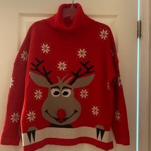 Turtleneck  ugly Christmas sweater